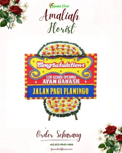 Bunga Papan Congratulation di Danakerta